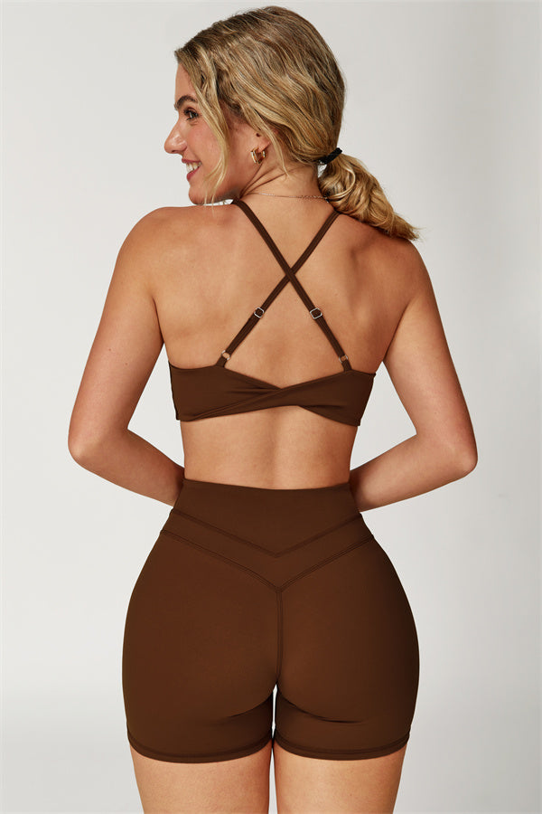The Enigma Sports Bra Shorts 2-Piece Set