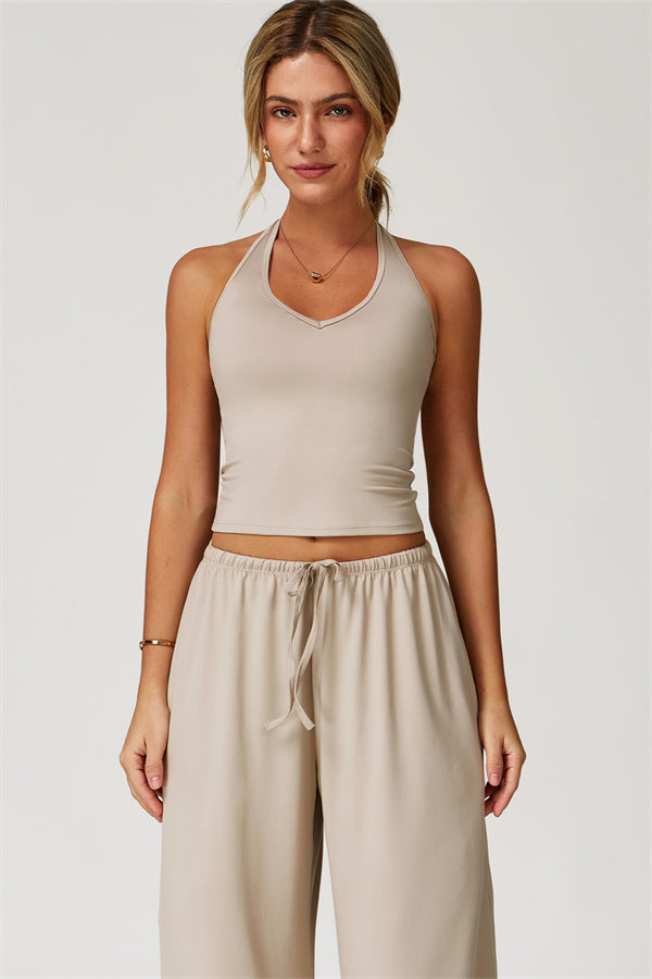 The Sprint Halter Tank Top