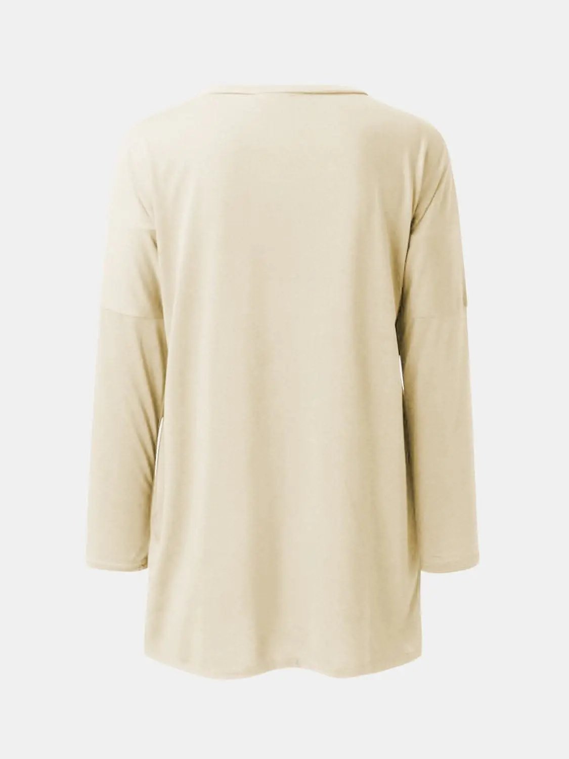 Trendsi Pocketed long sleeve tee - chic style