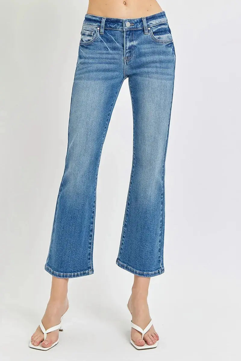 Jeans - Low Rise Plus Size Comfy Fit - Flare