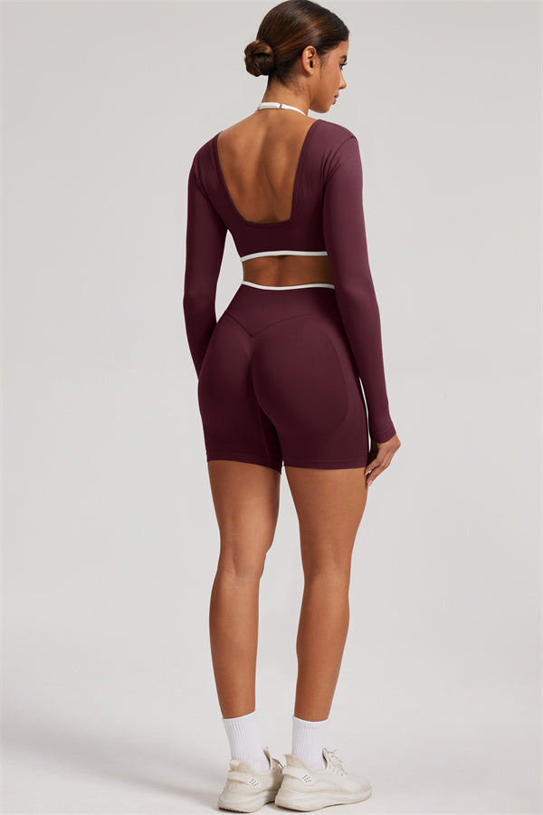 The Elevate Long Sleeve Crop top