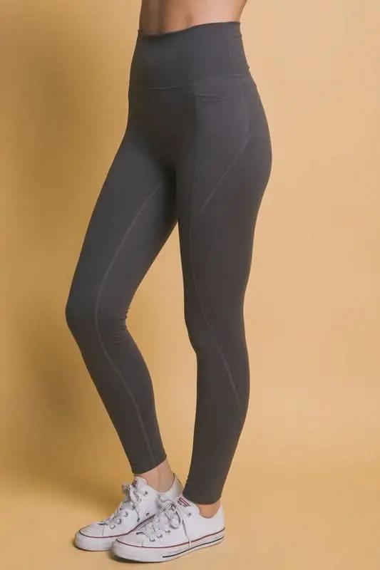 Trendsi Active Comfort High Waist Leggings with Pockets - Apparel & Accessories