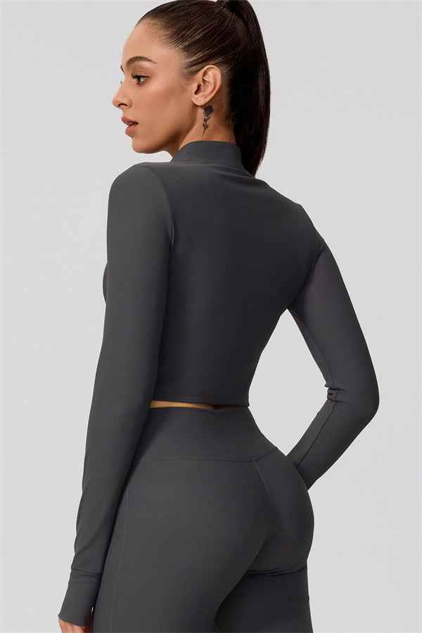 The Daze Zip Jacket Flared Leggings 2-Piece Set