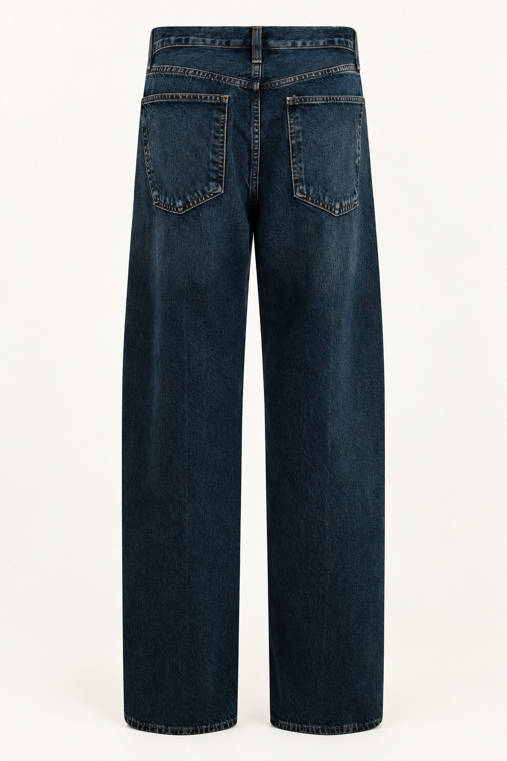 AGOLDE Balloon Fit Jeans in Dark Blue, back