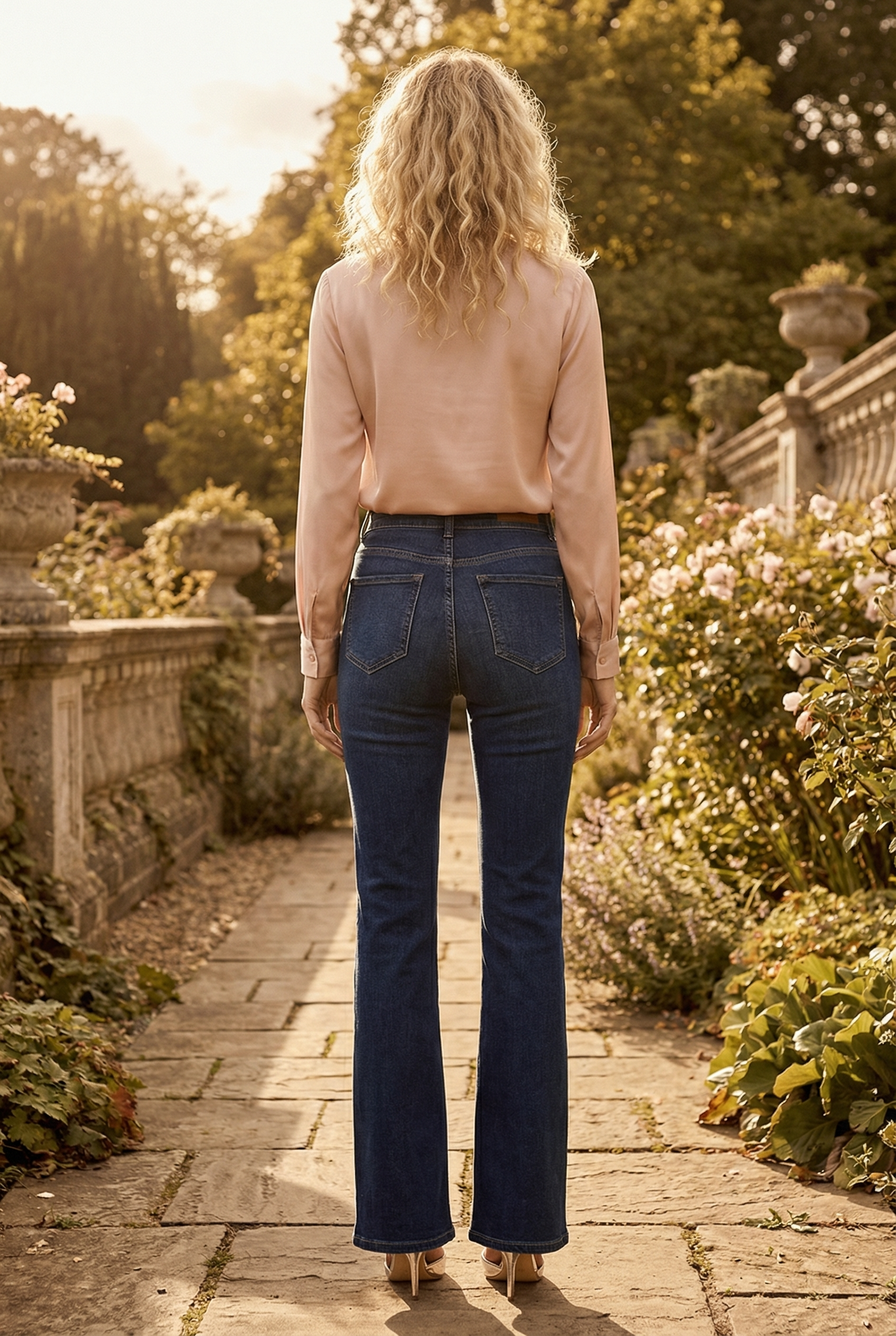 JULIA *Tummy Control* DOUBLE BUTTON High Rise Bootcut Jeans