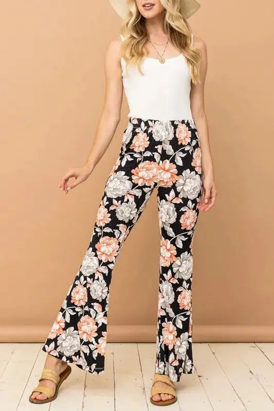Trendsi And The Why Stretch Bell Bottom Flare Pants - Wrinkle-Free, Comfort Fit Apparel