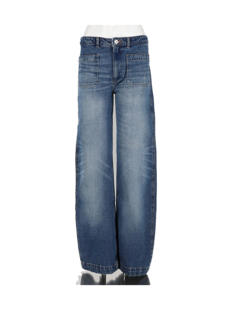 A.P.C. Victoria High-Waisted Straight Jeans