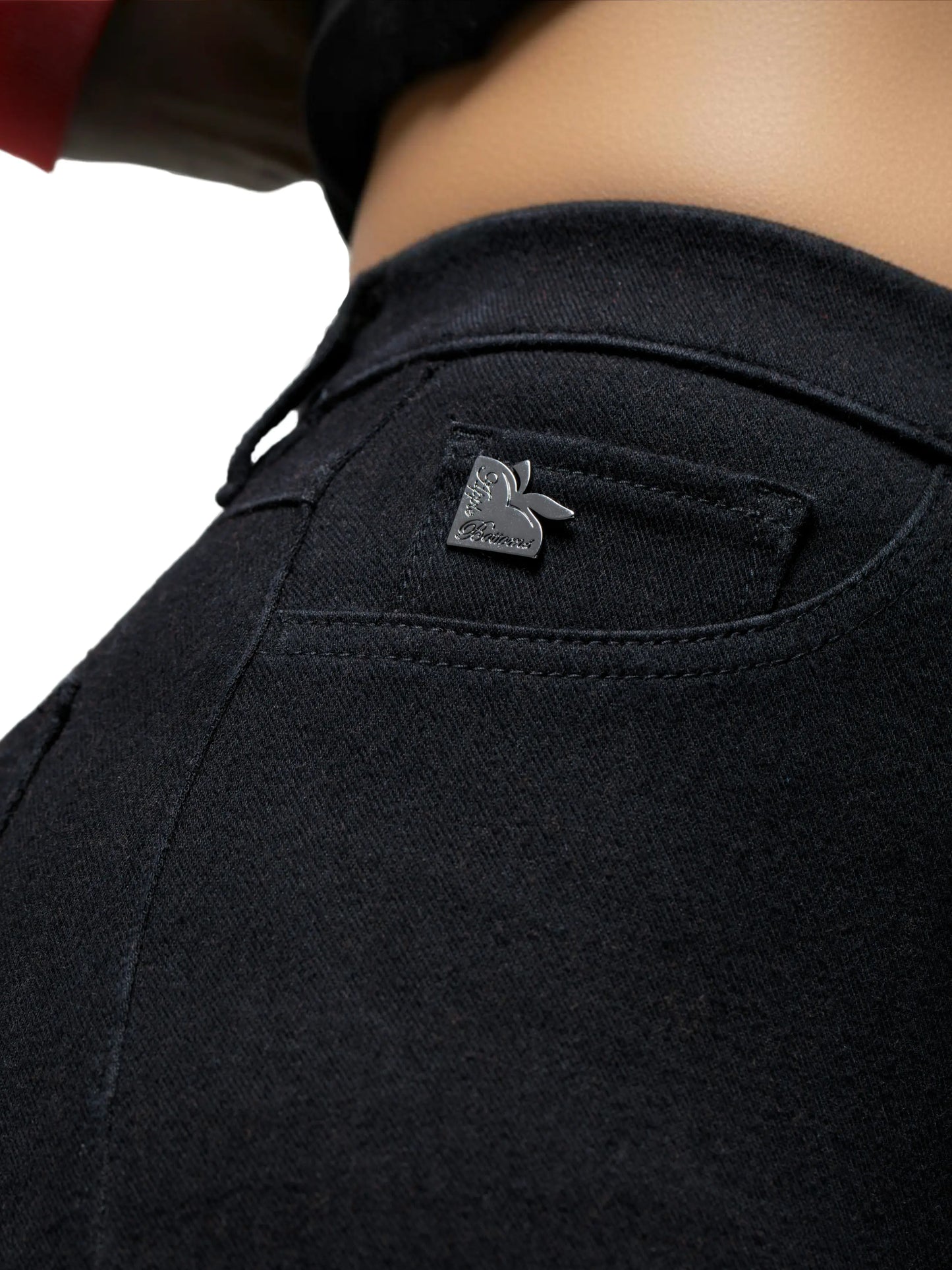 Peel-Off Pull-On Jeggings - Black Wash