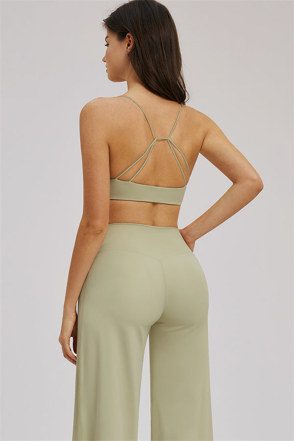 The Mosaic Sports Bra Straight Leg Pants 2-Piece Set