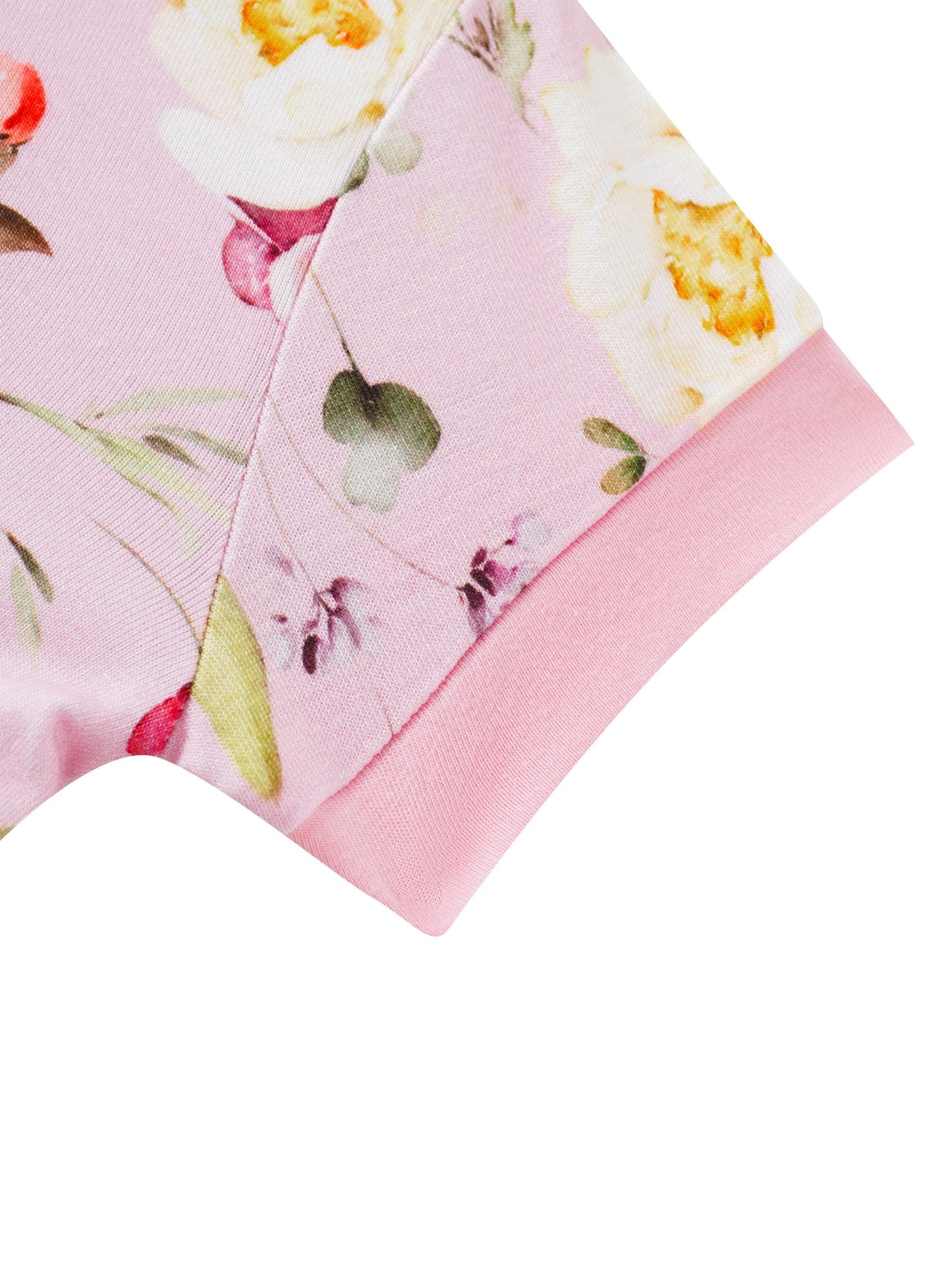Posh TOT Rose Meadow Bamboo Shorty Romper