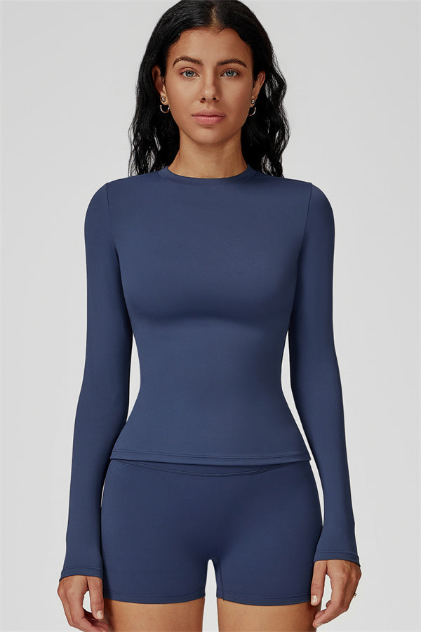 The Oasis Long Sleeve T-shirt Shorts 2-Piece Set