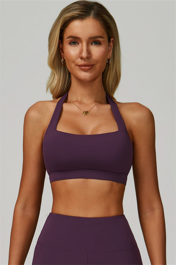 The Bold Halter Sports Bra Shorts 2-Piece Set