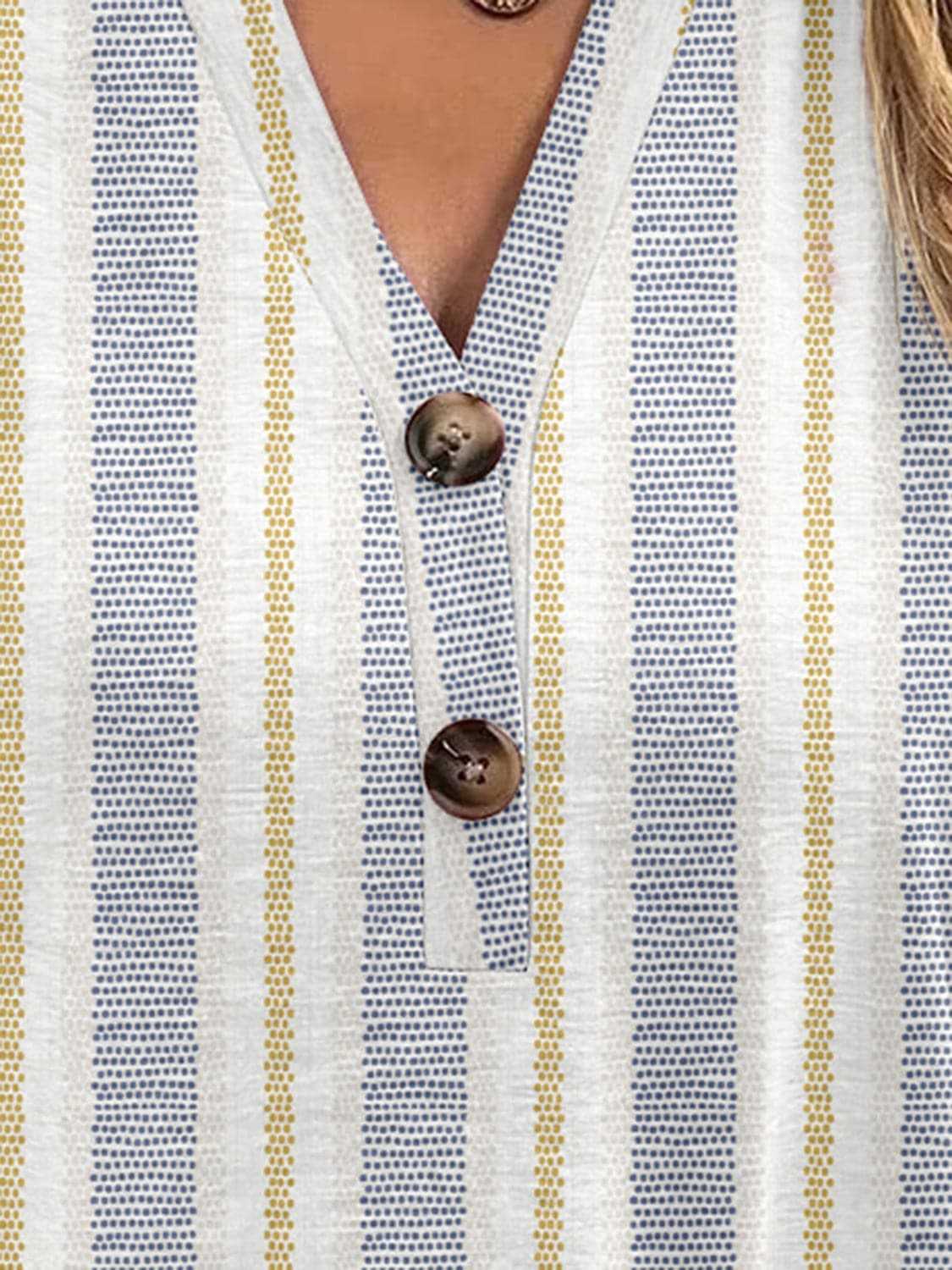 Blouse - Sheer Short Sleeve - Chic Style