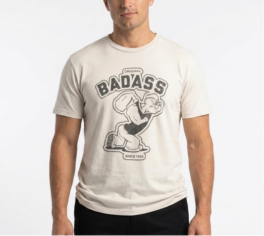 BADASS Organic Tee (Sand)