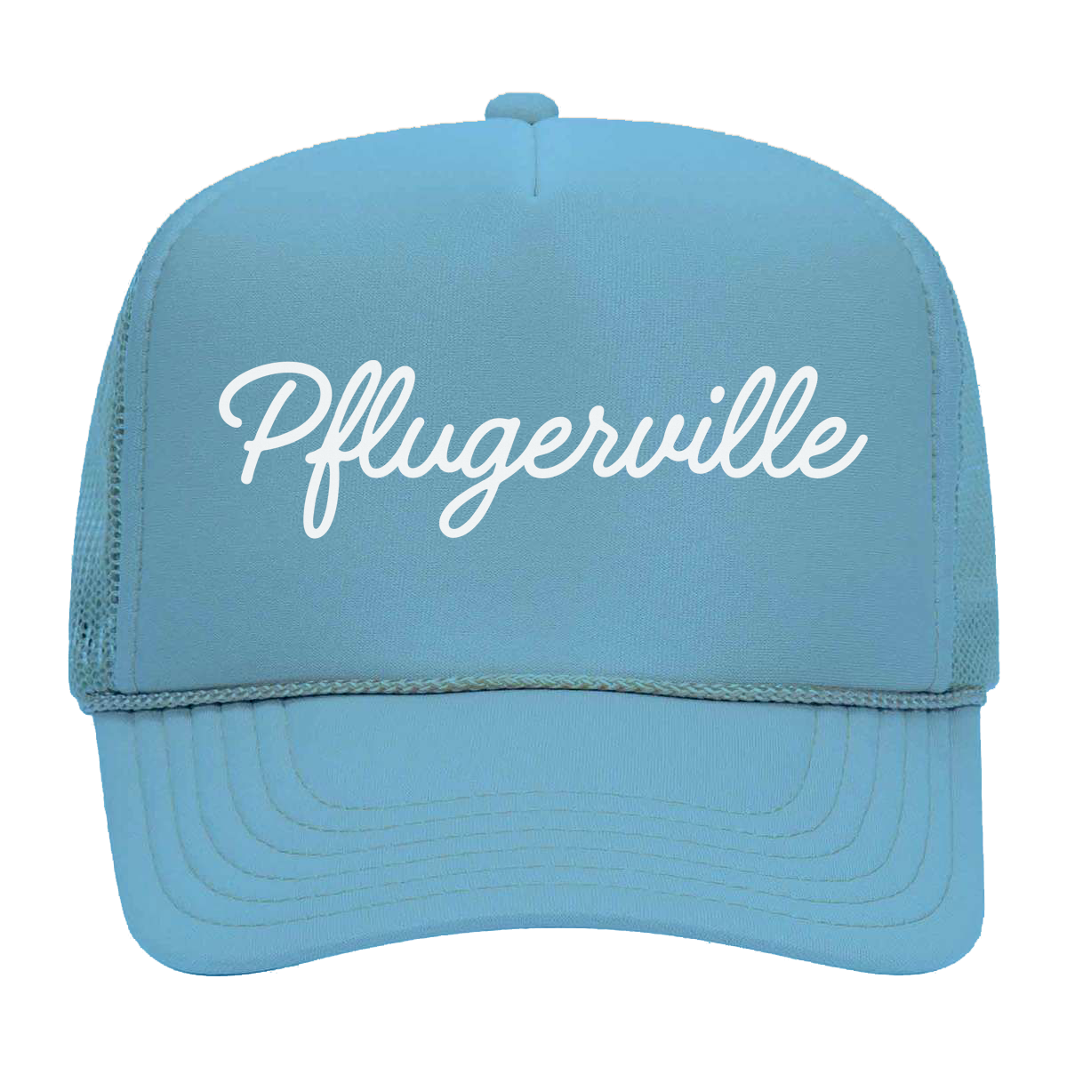 Pflugerville cursive Foam Snapback