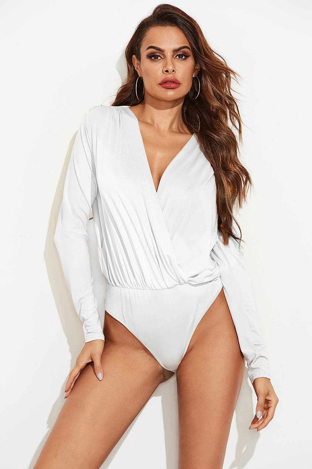 Trendsi Chic long sleeve bodysuit - stretchy & stylish