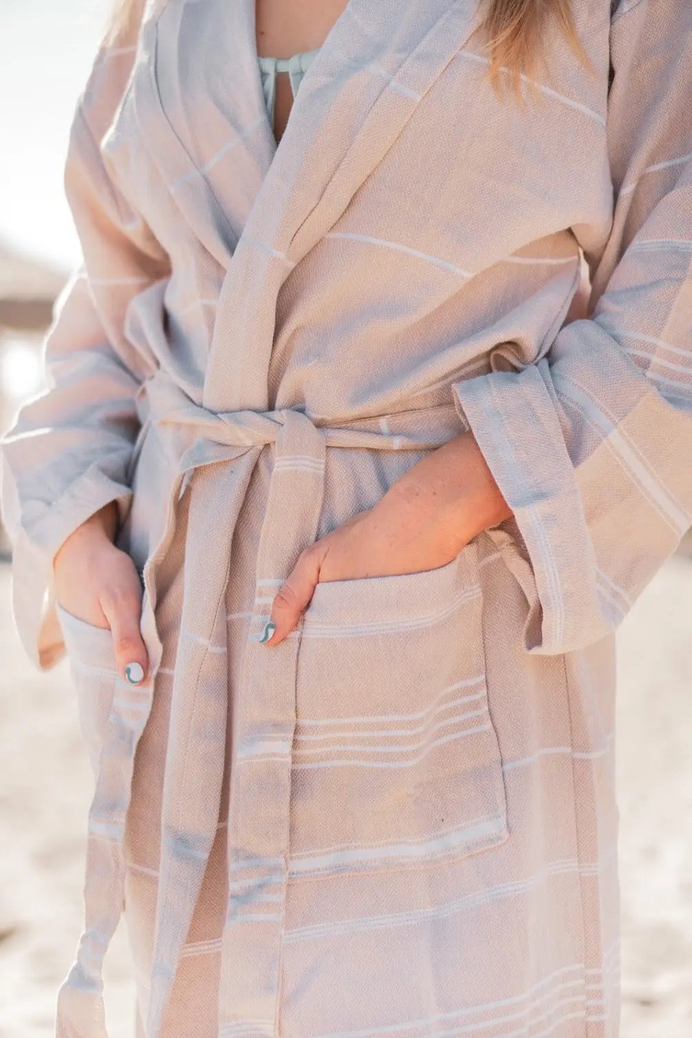 Bathrobe - Turkish Cotton Cozy - Unisex Loungewear