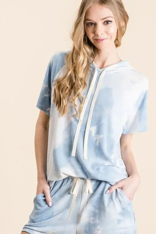 Loungewear Set - Tie Dye Terry Soft - Hoodie & Pants