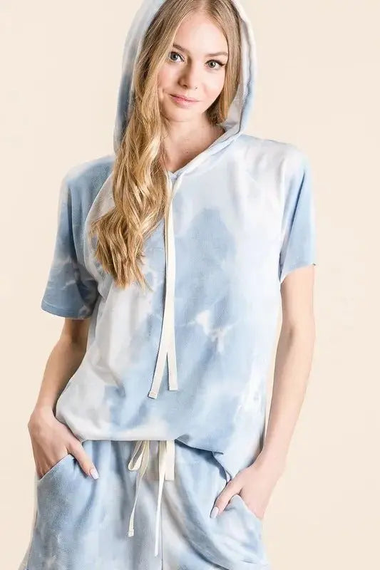 Loungewear Set - Tie Dye Terry Soft - Hoodie & Pants
