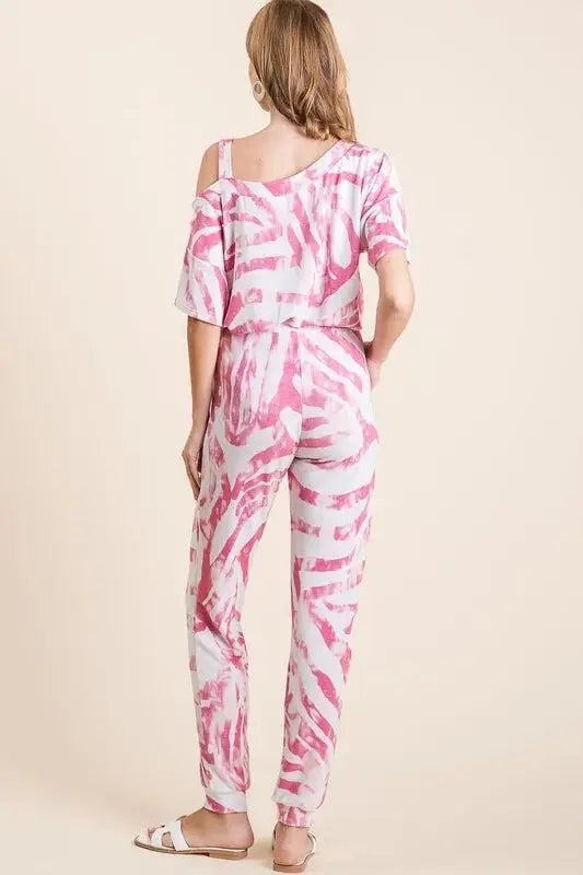 Loungewear Set - Zebra Print French Terry - Comfy & Stylish