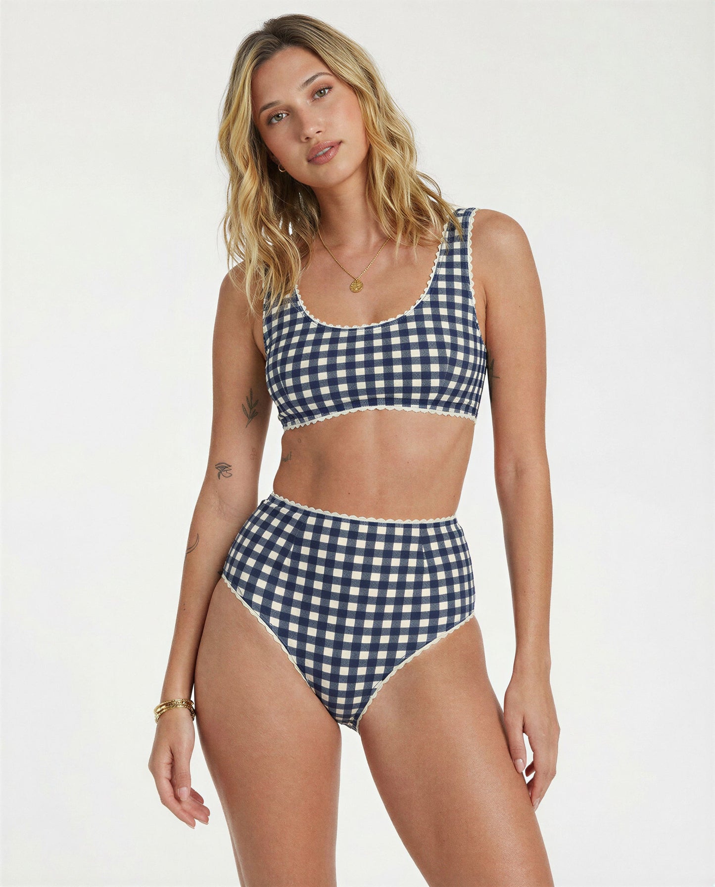 Gingham Bikini (Navy)