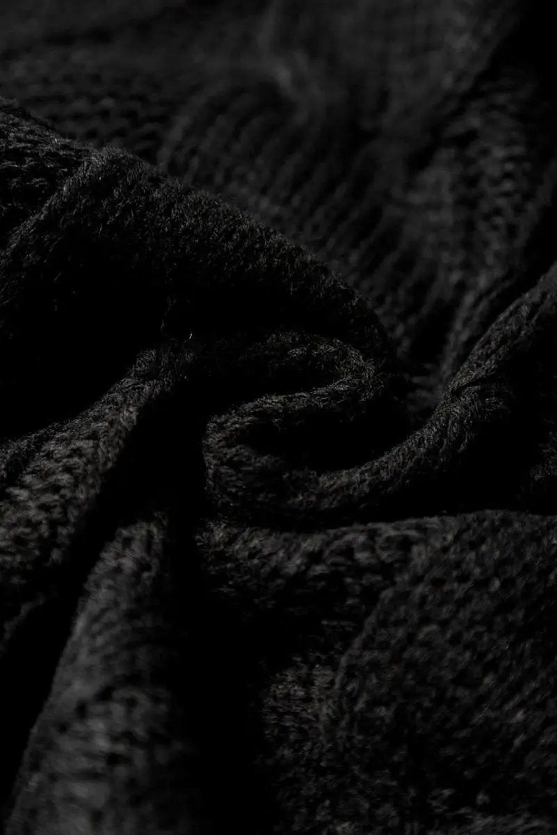 Love Salve Cable Knit Sweater Women's Colorblock Top Chic & Comfortable Fit