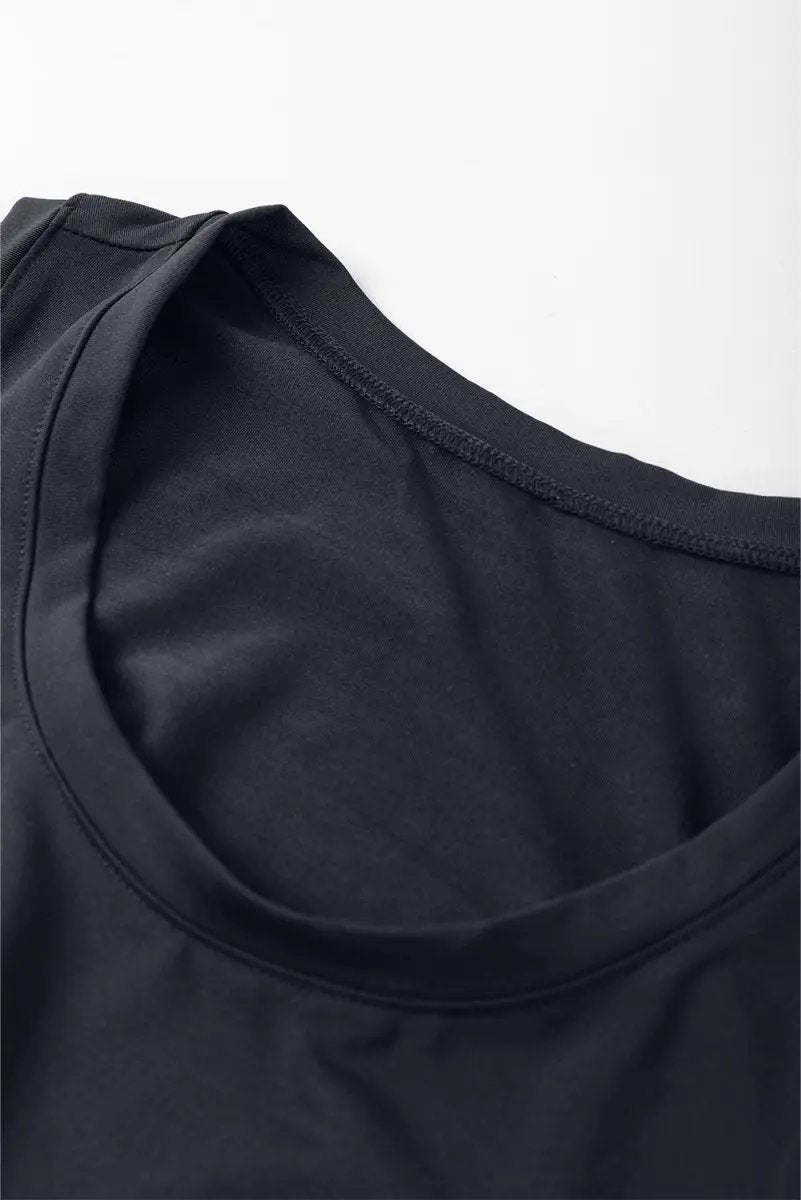 Jumpsuit - Tie Waist Pocketed - Casual Jogger Romper