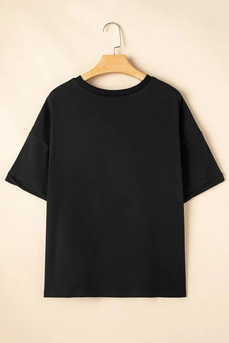 Women's Tee - Sequin Strawberry - Relaxed Fit