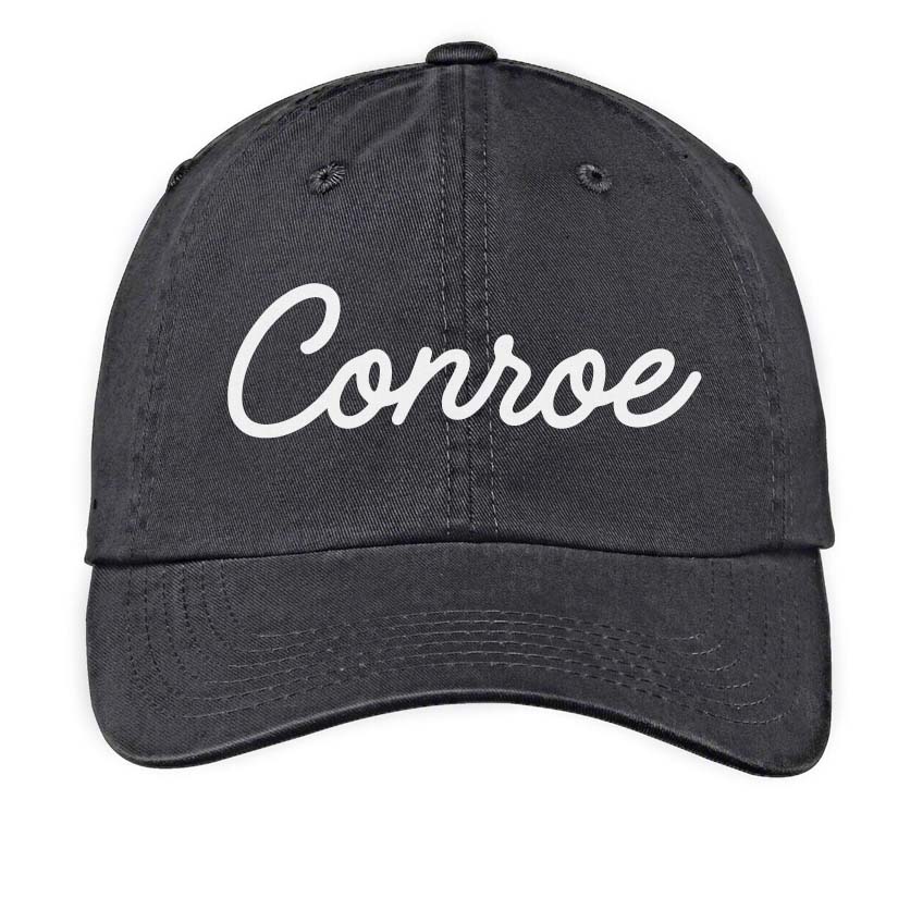 Conroe Cursive Baseball Cap