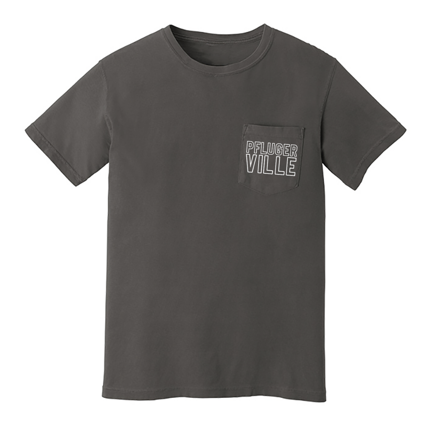 Pflugerville Outline Pocket Tee