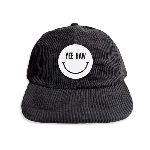 Yee Haw Smile Corduroy Cap
