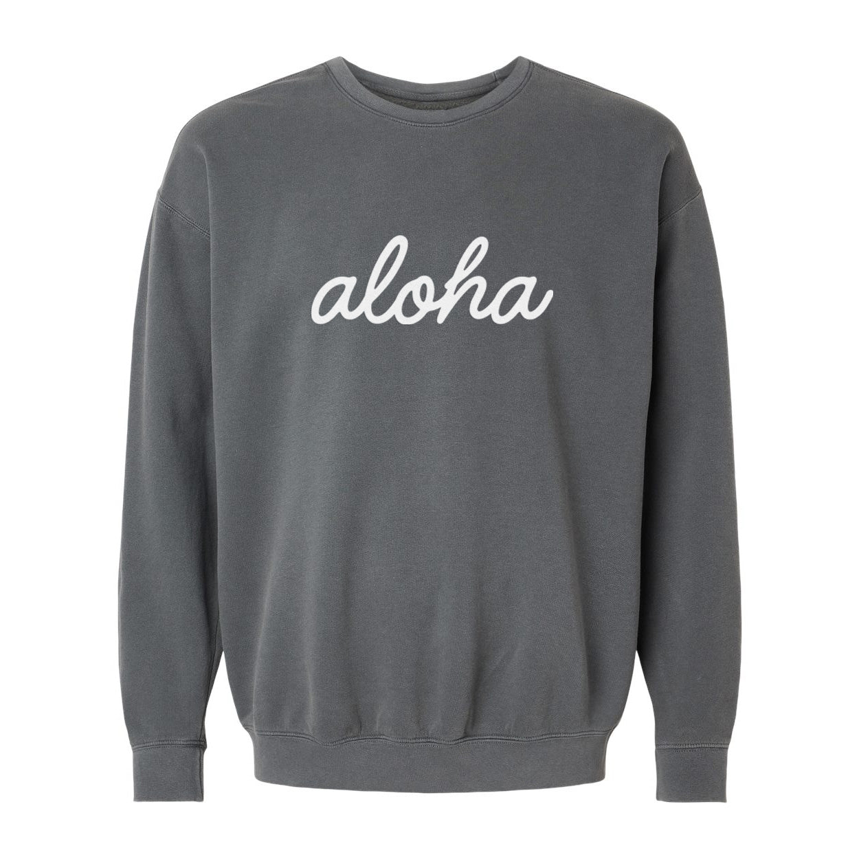 Aloha Cursive Washed Sweatshirt