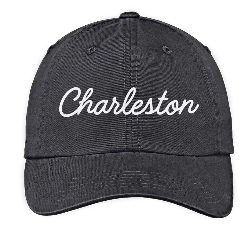 Charleston Cursive Baseball Cap