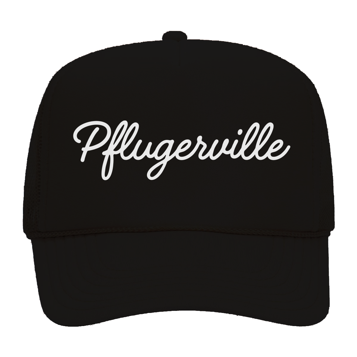 Pflugerville cursive Foam Snapback
