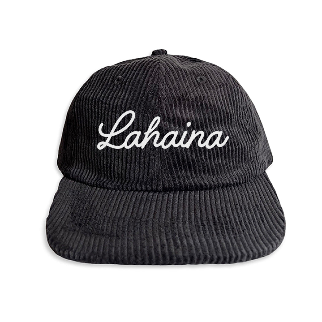 Lahaina Cursive Corduroy Cap