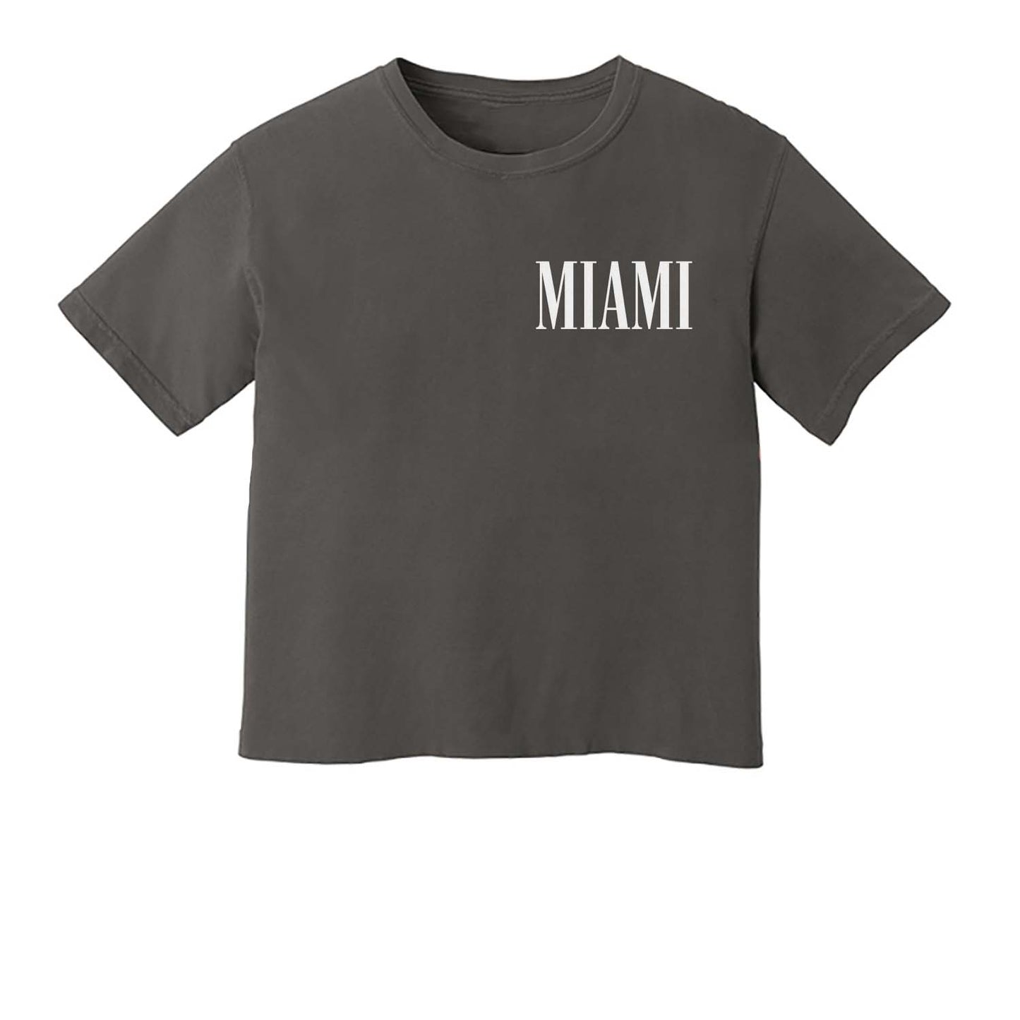 Miami Western Washed Crop Tee