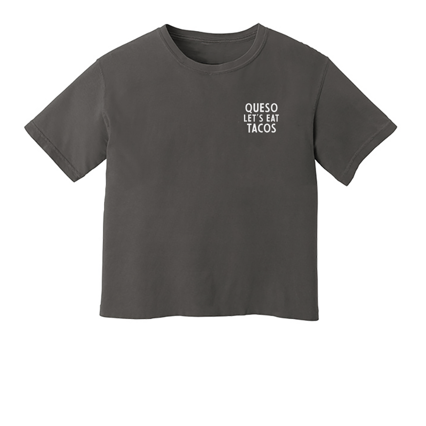 Queso Let's Eat Tacos Washed Tee