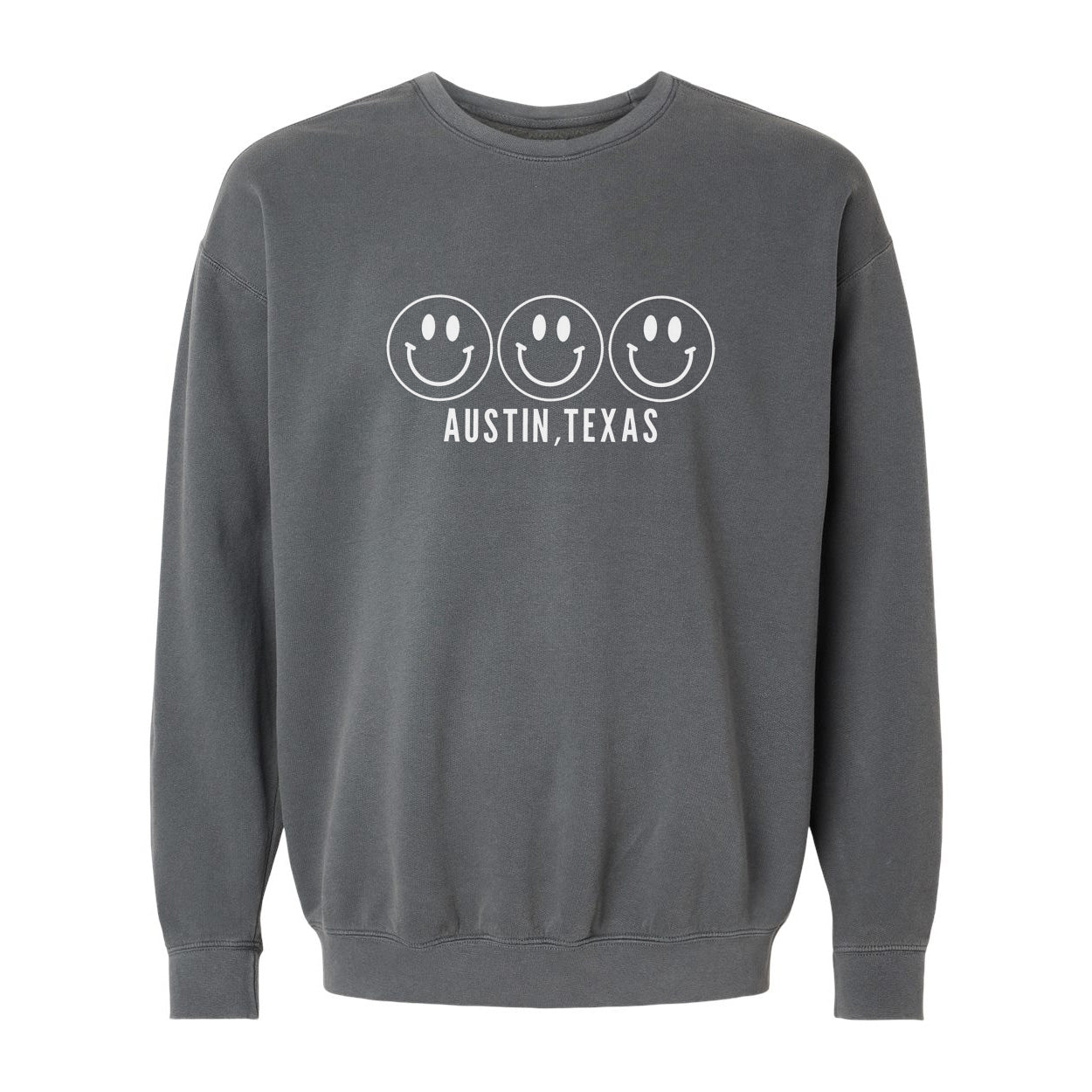Smile Austin Texas Washed Sweatshirt