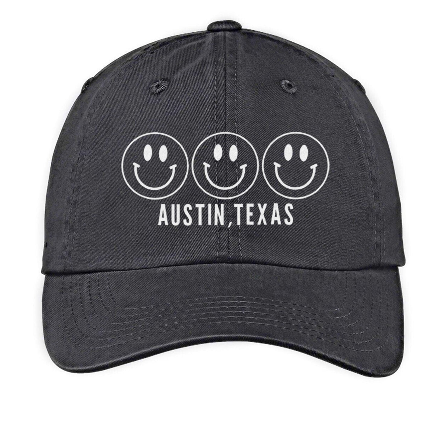 Smile Austin Texas Baseball Cap