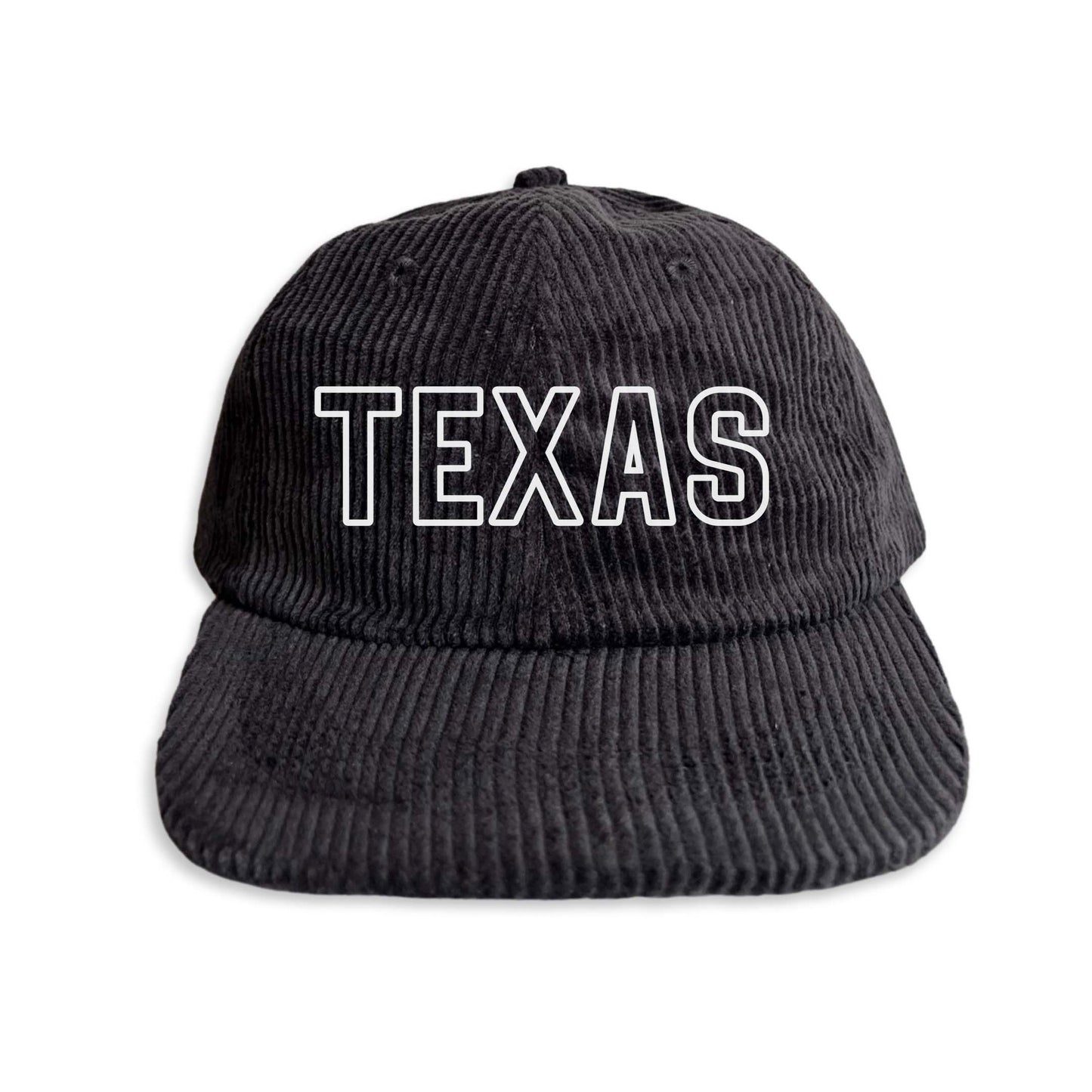 Texas Outline Corduroy Cap