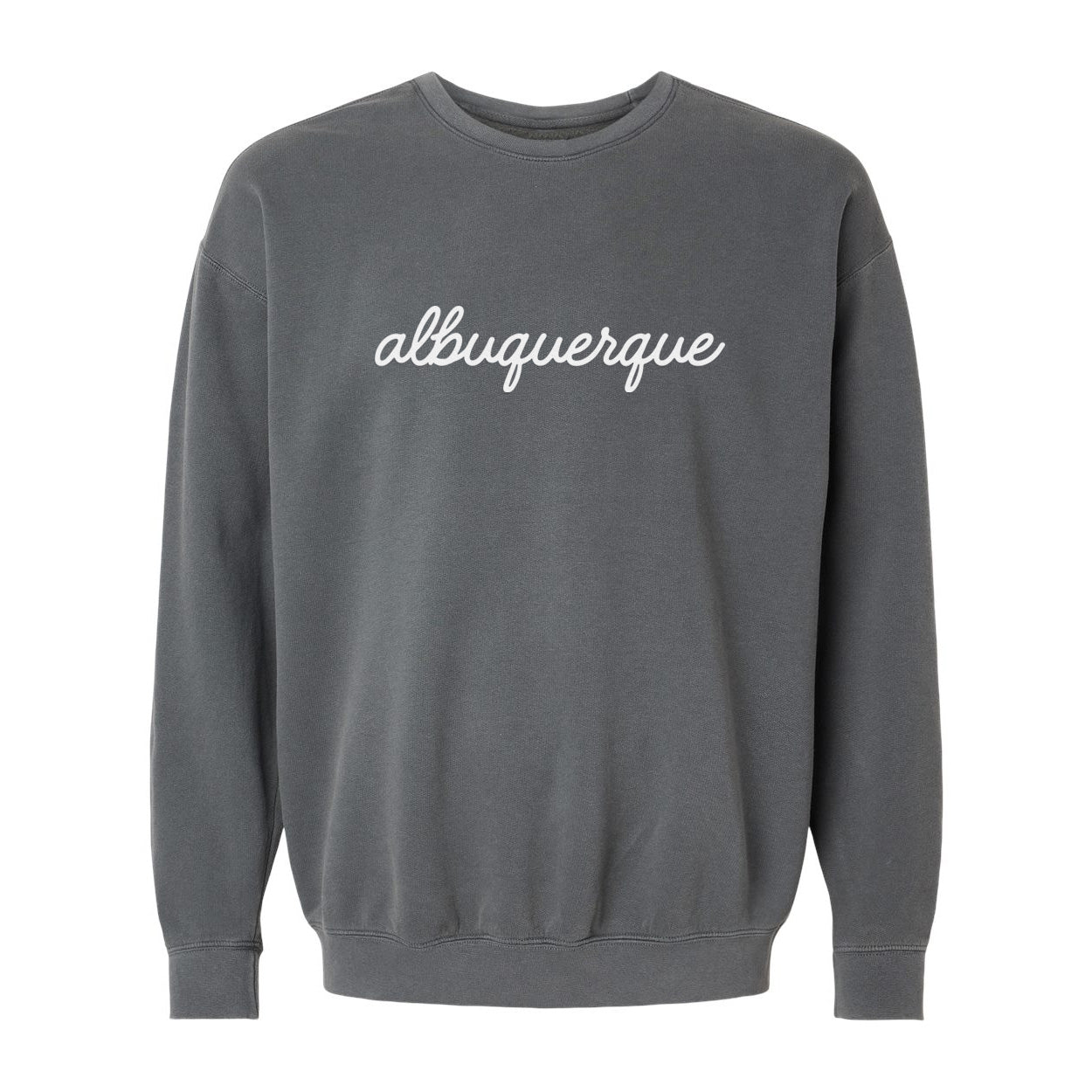 Albuquerque Cursive Washed Sweatshirt
