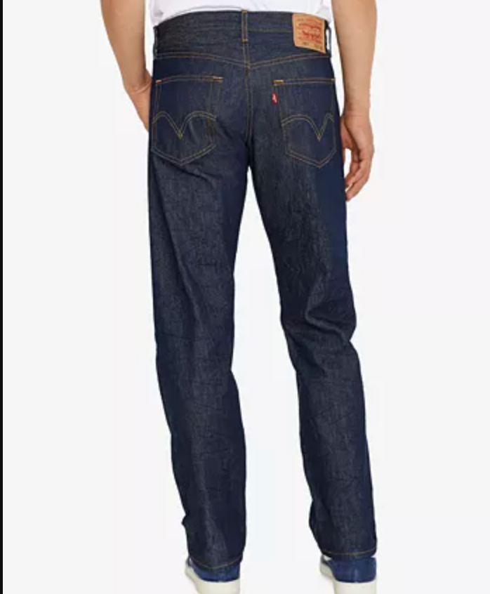 Mens Levi’s 501 Shrink To Fit Jeans