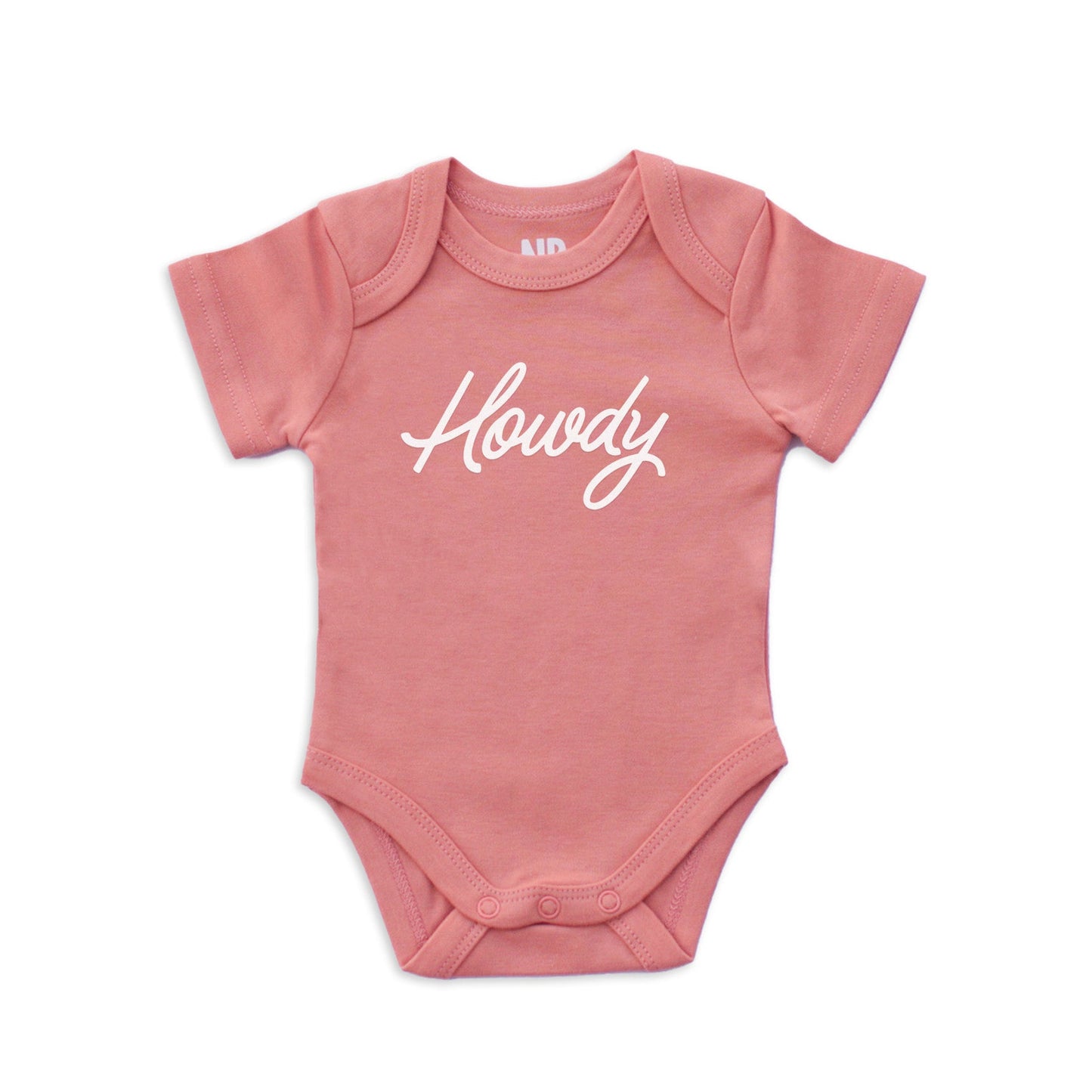 Howdy Cursive Onesie
