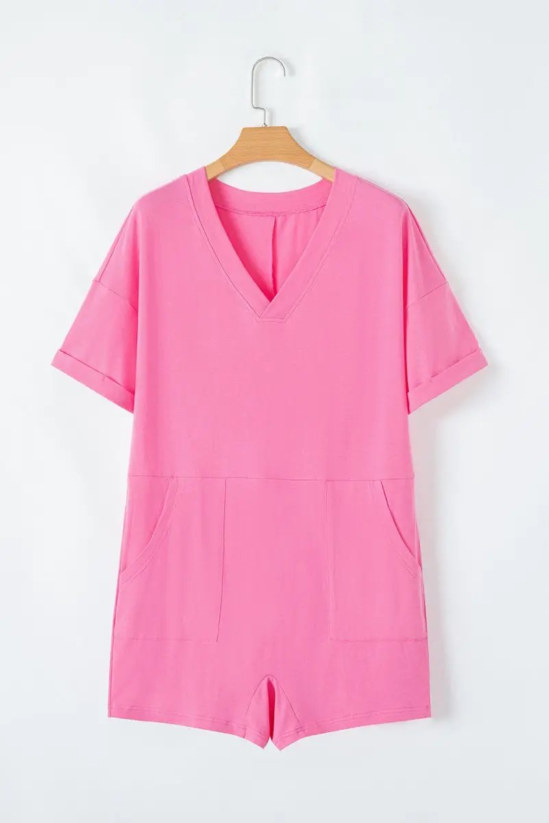Knit Romper - Soft & Comfy - Casual Summer One-Piece