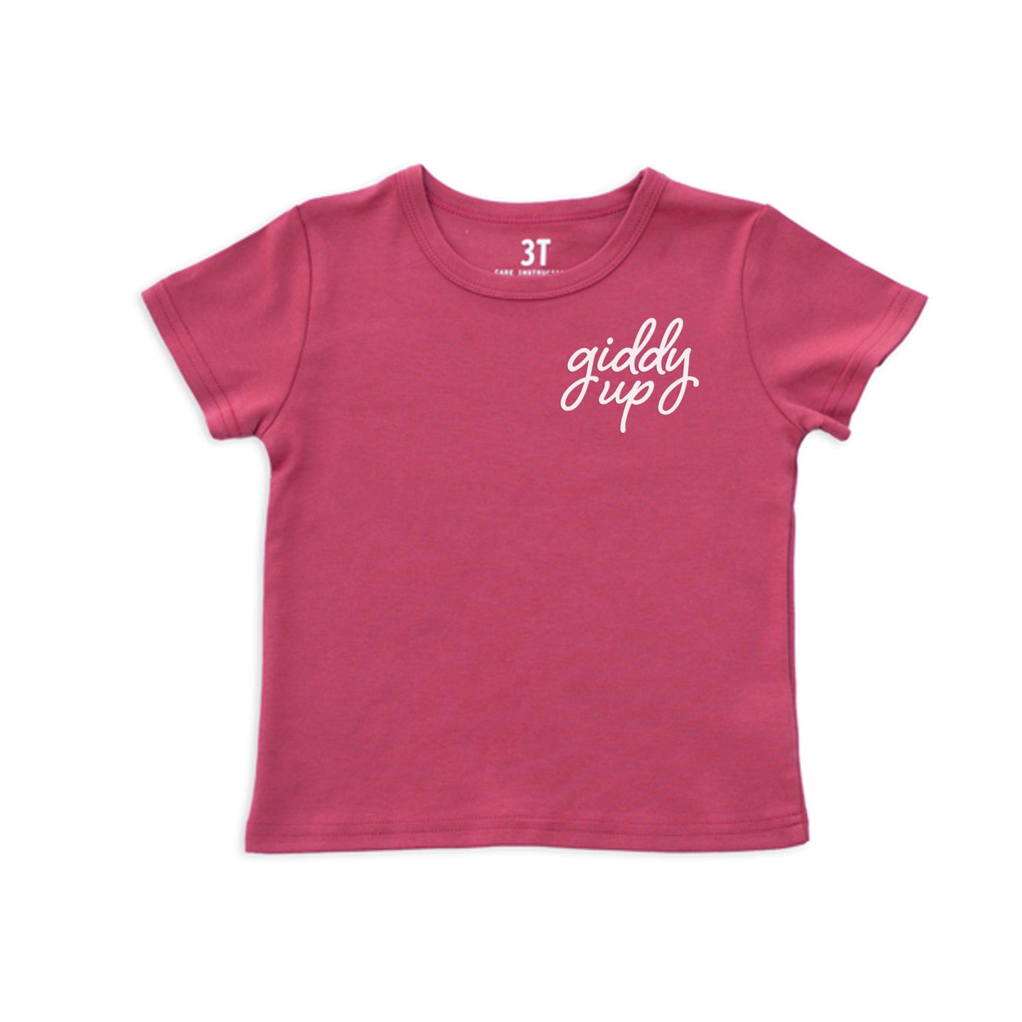Giddy Up Stacked Kids Tee