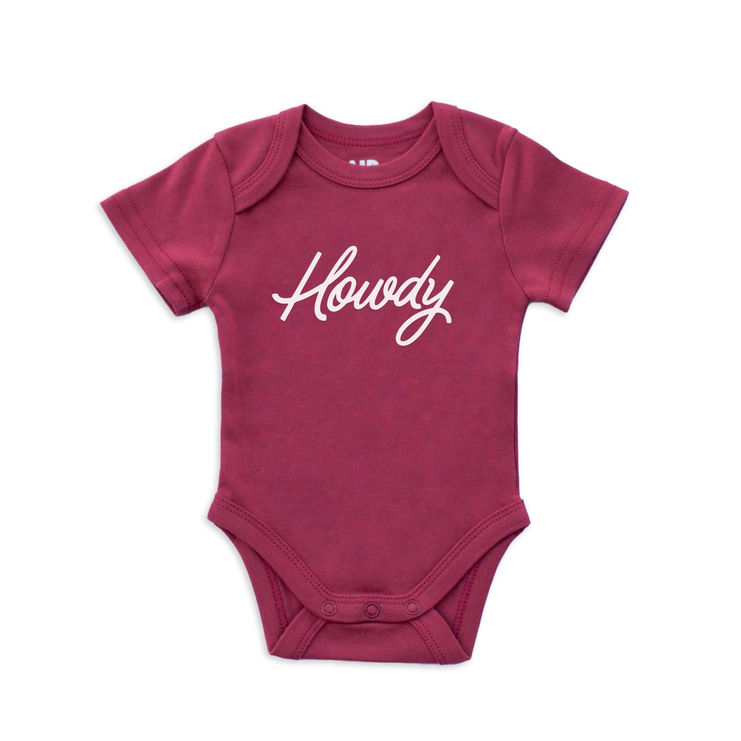 Howdy Cursive Onesie