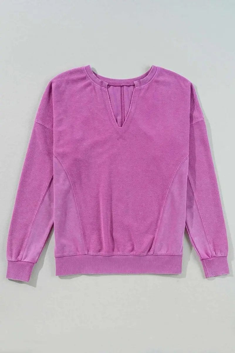 Love Salve Pink Sweatshirt Women's Daily Wear Pullover: Soft & Comfy
