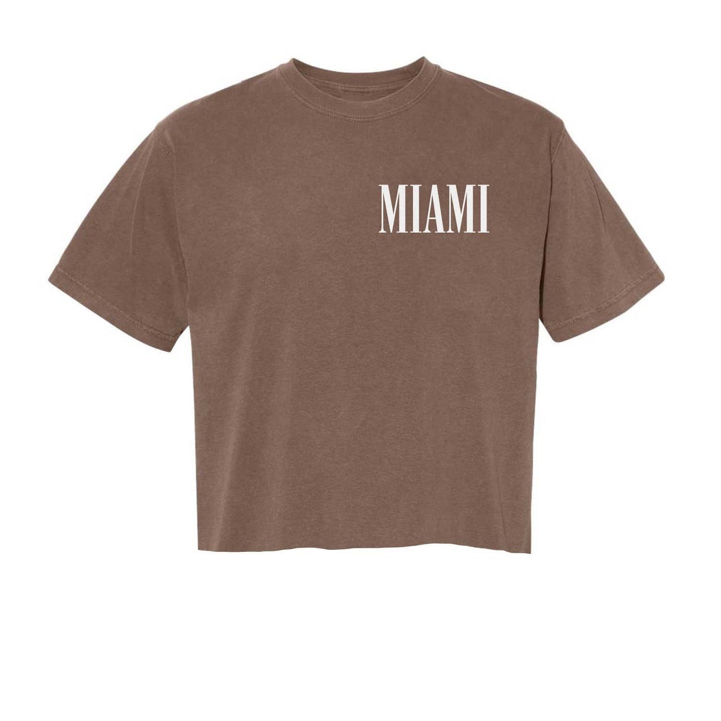 Miami Western Washed Crop Tee