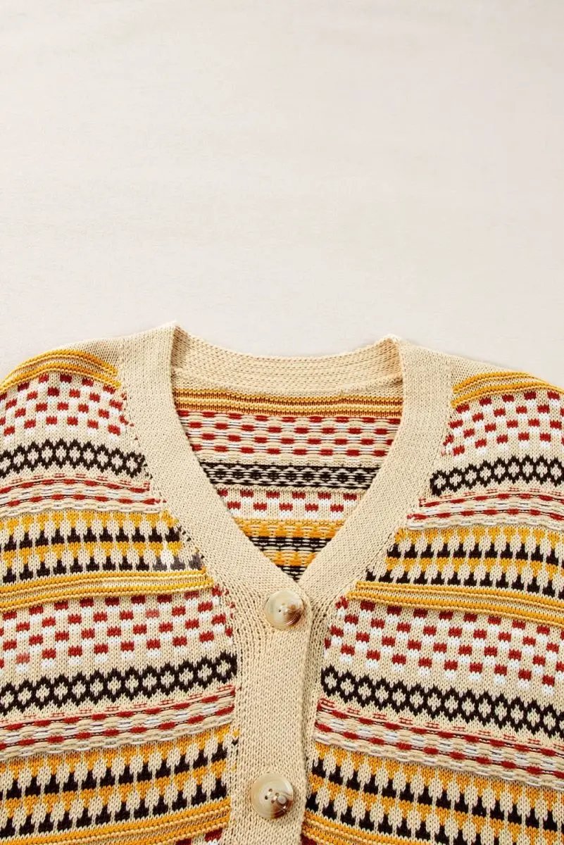 Trendsi Buttoned Cardigan Women's Fashion Knitwear Long Sleeve Cardigan - Soft & Stylish