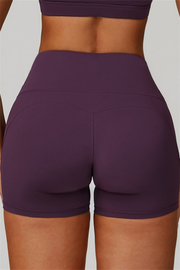 The Bold Cross Back Sports Bra Shorts 2-Piece Set